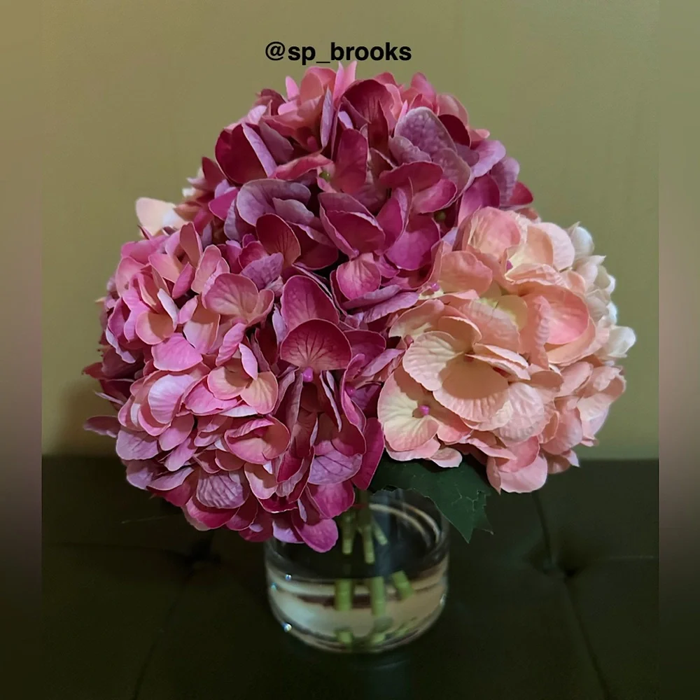 🎁Nearly Natural 12” Hydrangea Arrangement